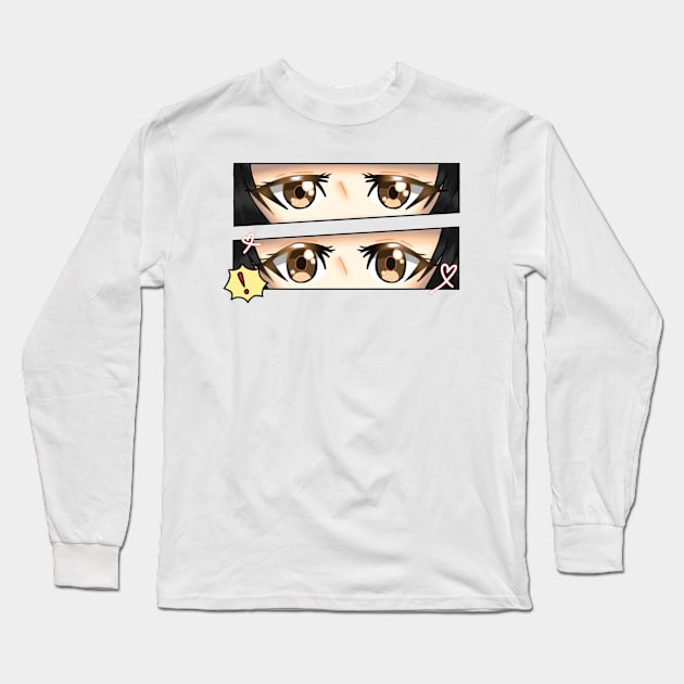 Anime eyes Long Sleeve T-Shirt by NCA Design